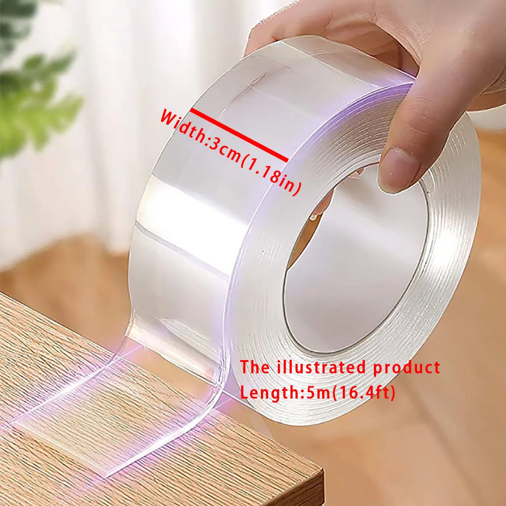 Cinta Adhesiva Doble Cara Ultra Fuerte Impermeable para Hogar y Electrodomésticos
