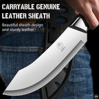 Cuchillo Curvo de Acero Inoxidable para Corte y Desposte Preciso