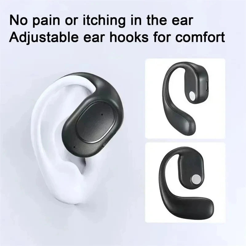 Auriculares inalámbricos con Bluetooth, cascos con micrófono, conducción ósea, manos libres, cancelación de ruido, para conducir