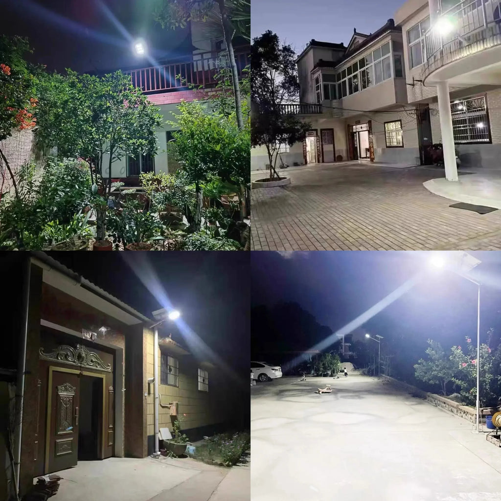 Lámpara Solar LED para Exterior con Sensor de Movimiento IP65