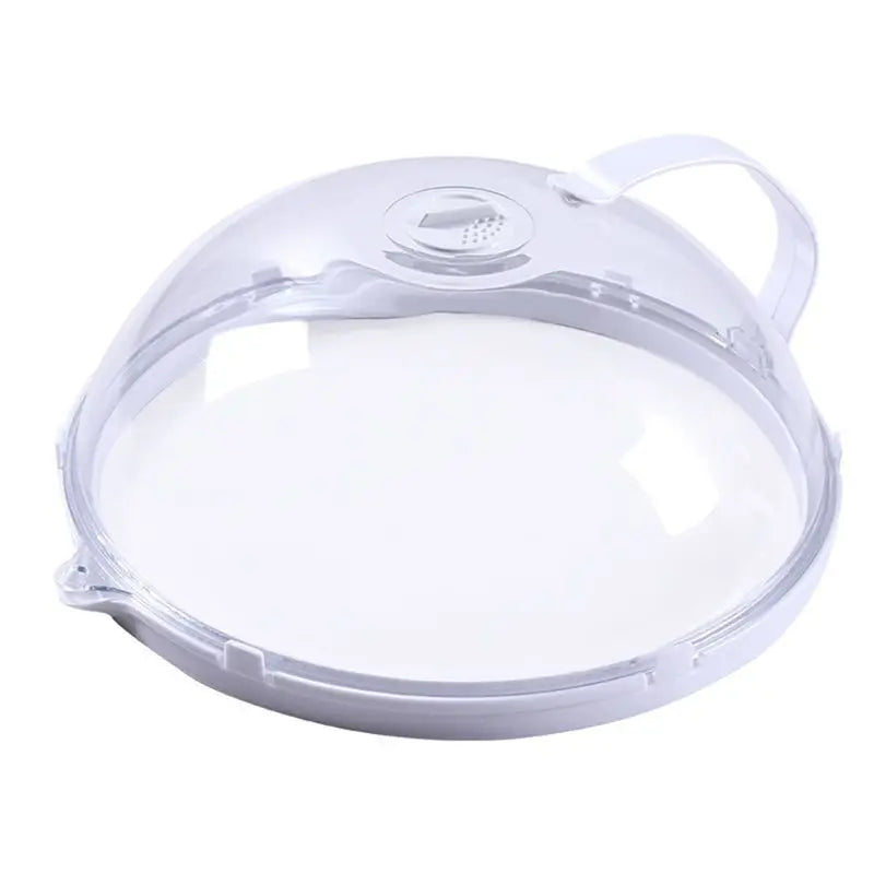 Cubierta Antisalpicaduras para Microondas Transparente con Mango – 26,5 cm